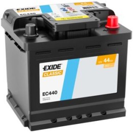 Car battery 44Ah 12V 360A Exide EC440 | telebaterias.com