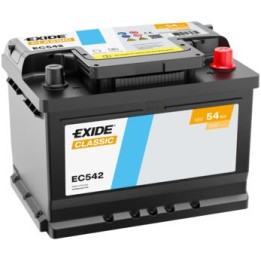 Autobatterie 54Ah 12V 500A Exide EC542 | telebaterias.com