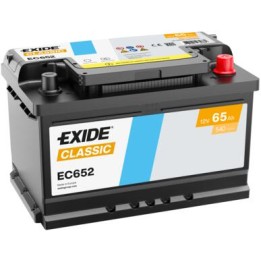 Batteria per auto 65Ah 12V 540A Exide EC652 | telebaterias.com