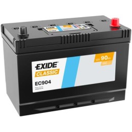 Batteria per auto 90Ah 12V 680A Exide EC904 | telebaterias.com