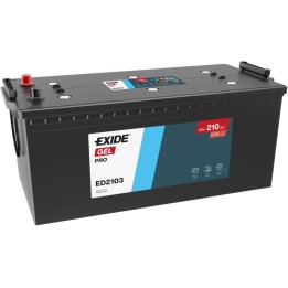 Batería de camión 210Ah 12V 1030A Exide ED2103 | telebaterias.com