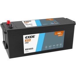 Batería de camión 140Ah 12V 800A Exide EE1403 | telebaterias.com