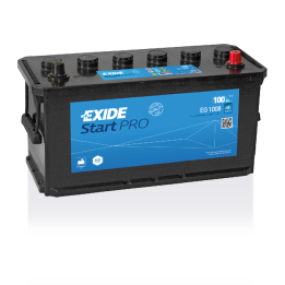 Batteria per camion 100Ah 12V 680A Exide EG1008 | telebaterias.com