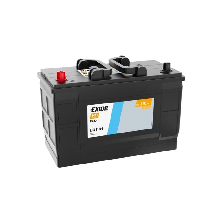 Bateria de camião 110Ah 12V 750A Exide EG1101 | telebaterias.com