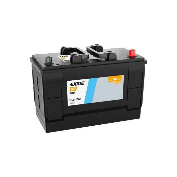 Batterie de camion 110Ah 12V 750A Exide EG1102 | telebaterias.com