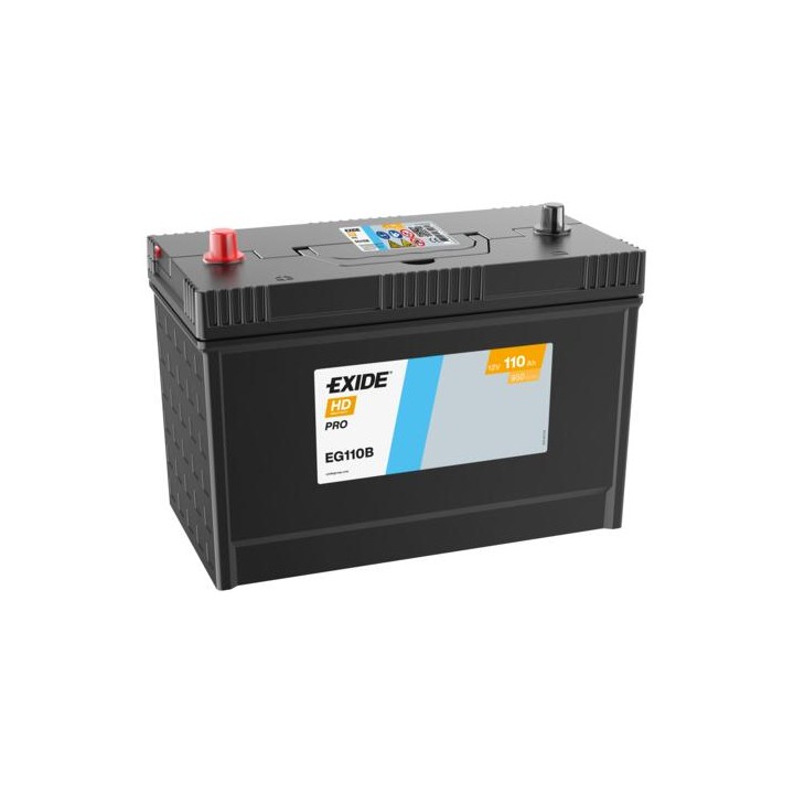 Truck battery 110Ah 12V 950A Exide EG110B | telebaterias.com
