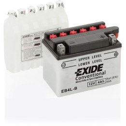 Batteria per moto 4Ah 12V 50A Exide EB4L-B | telebaterias.com
