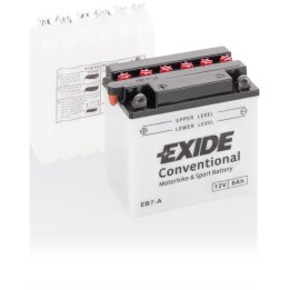 Batería de moto 8Ah 12V 85A Exide EB7-A | telebaterias.com