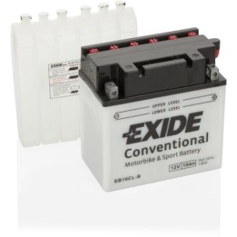 Batterie de moto 19Ah 12V 190A Exide EB16CL-B | telebaterias.com