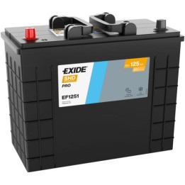 Truck battery 125Ah 12V 850A Exide EF1251 | telebaterias.com