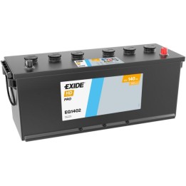 Batería de camión 140Ah 12V 900A Exide EG1402 | telebaterias.com