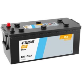 Batería de camión 155Ah 12V 900A Exide EG1553 | telebaterias.com