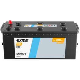 Batería de camión 180Ah 12V 1000A Exide EG1803 | telebaterias.com