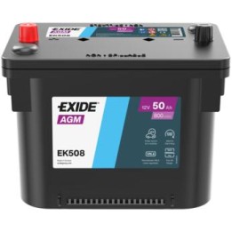 Start-Stop-Batterie 50Ah 12V 800A Exide EK508 | telebaterias.com