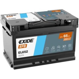 Batteria Start-Stop 65Ah 12V 650A Exide EL652 | telebaterias.com
