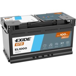 Start-Stop battery 100Ah 12V 900A Exide EL1000 | telebaterias.com