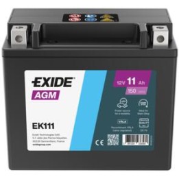 Batterie auxiliaire 11Ah 12V 150A Exide EK111 | telebaterias.com