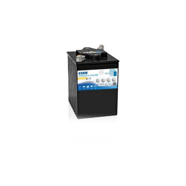 Batería de barco 200Ah 6V 950A Exide ES1100-6 | telebaterias.com