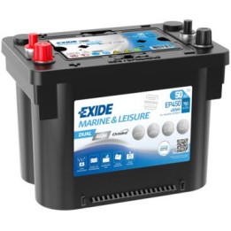 Marine battery 50Ah 12V 750A Exide EP450 | telebaterias.com