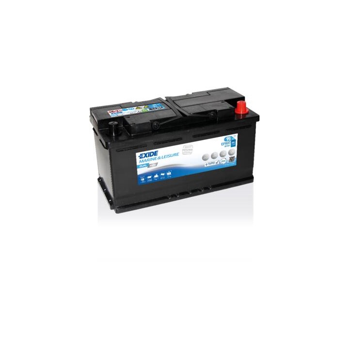 Bootsbatterie 95Ah 12V 850A Exide EP800 | telebaterias.com