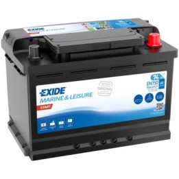 Batteria nautica 74Ah 12V 680A Exide EN750 | telebaterias.com