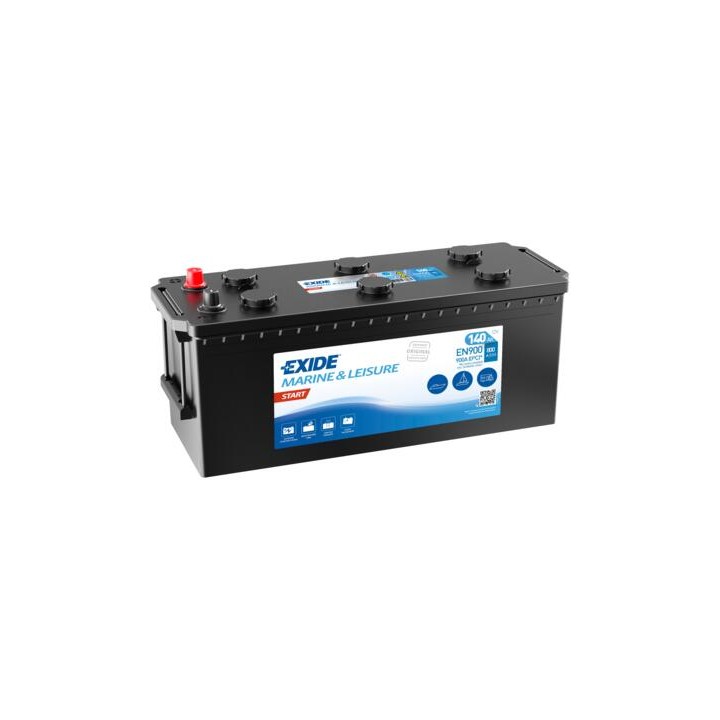 Batteria nautica 140Ah 12V 800A Exide EN900 | telebaterias.com