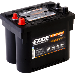Batería de barco 42Ah 12V 700A Exide EM900 | telebaterias.com