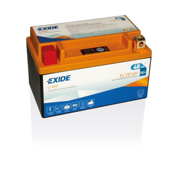 Battery 4Ah 12V 240A Exide ELTX14H | telebaterias.com