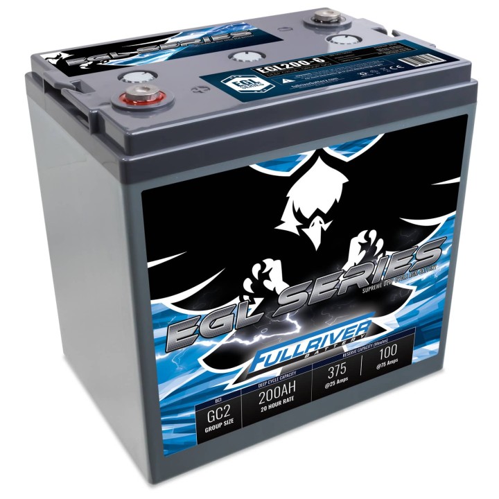 Battery 200Ah 6V Fullriver EGL200-6 | telebaterias.com