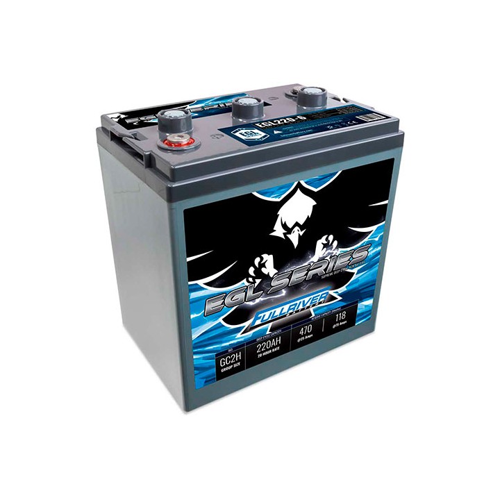 Battery 220Ah 6V Fullriver EGL220-6 | telebaterias.com