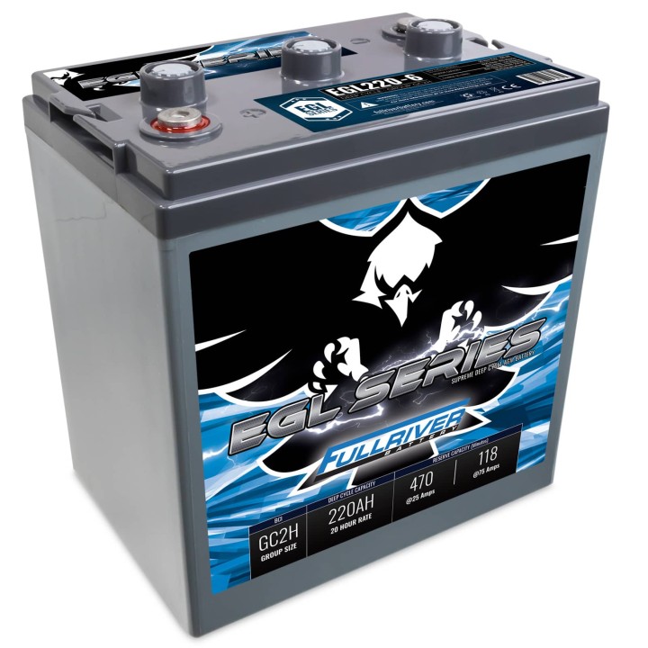Batterie 220Ah 6V Fullriver EGL220-6 | telebaterias.com
