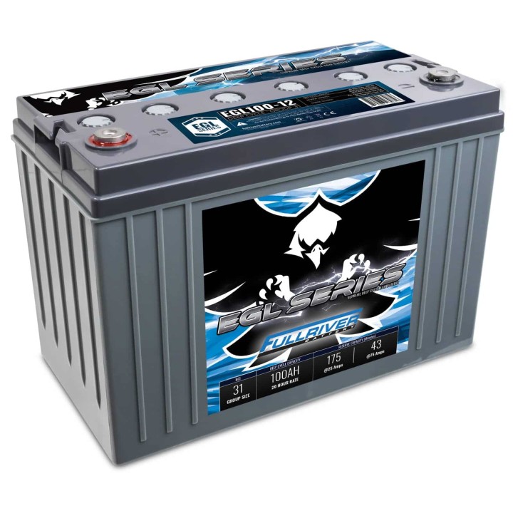 Bateria 100Ah 12V Fullriver EGL100-12 | telebaterias.com