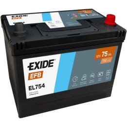 Batterie Start-Stop 75Ah 12V 750A Exide EL754 | telebaterias.com