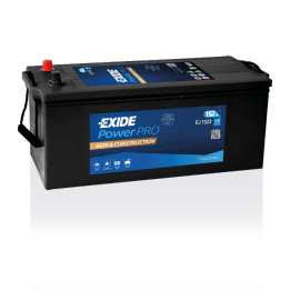 Batteria per camion 152Ah 12V 1130A Exide EJ1523 | telebaterias.com