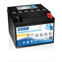 Batería de barco 25Ah 12V 150A Exide ES290 | telebaterias.com