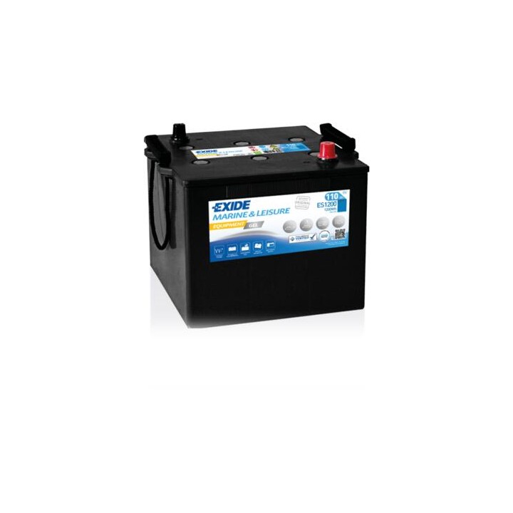 Marine battery 110Ah 12V 760A Exide ES1200 | telebaterias.com