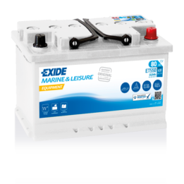 Marine battery 80Ah 12V 600A Exide ET550 | telebaterias.com