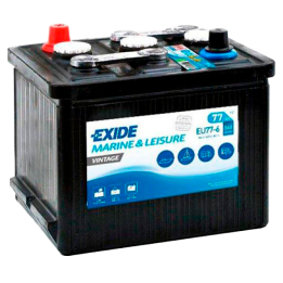 Batería de barco 77Ah 6V 360A Exide EU77-6 | telebaterias.com