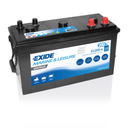 Marine battery 200Ah 6V 1150A Exide EU200-6 | telebaterias.com