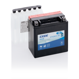 Motorradbatterie 18Ah 12V 230A Exide ETX20CH-BS | telebaterias.com