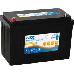 Batterie marine 125Ah 12.80V Exide EV1600 | telebaterias.com