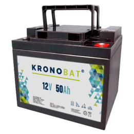 Batterie pour fauteuil roulant 50Ah 12V Kronobat ES50-12 | telebaterias.com
