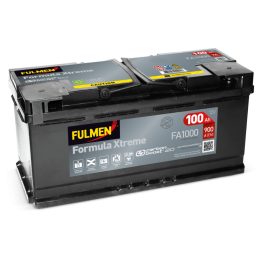 Car battery 100Ah 12V 900A Fulmen FA1000 | telebaterias.com