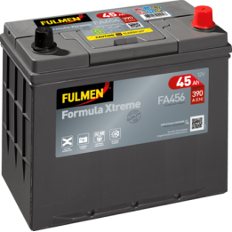 Car battery 45Ah 12V 390A Fulmen FA456 | telebaterias.com