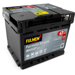Autobatterie 47Ah 12V 450A Fulmen FA472 | telebaterias.com