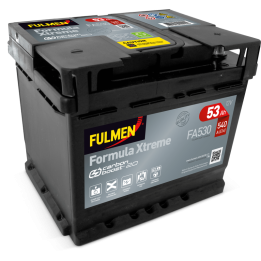 Batteria per auto 53Ah 12V 540A Fulmen FA530 | telebaterias.com