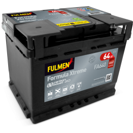 Autobatterie 64Ah 12V 640A Fulmen FA640 | telebaterias.com