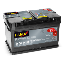 Batteria per auto 72Ah 12V 720A Fulmen FA722 | telebaterias.com