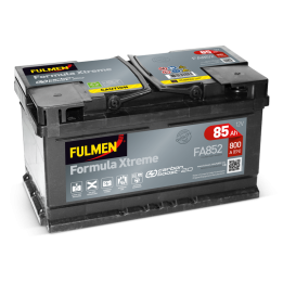 Batteria per auto 85Ah 12V 800A Fulmen FA852 | telebaterias.com