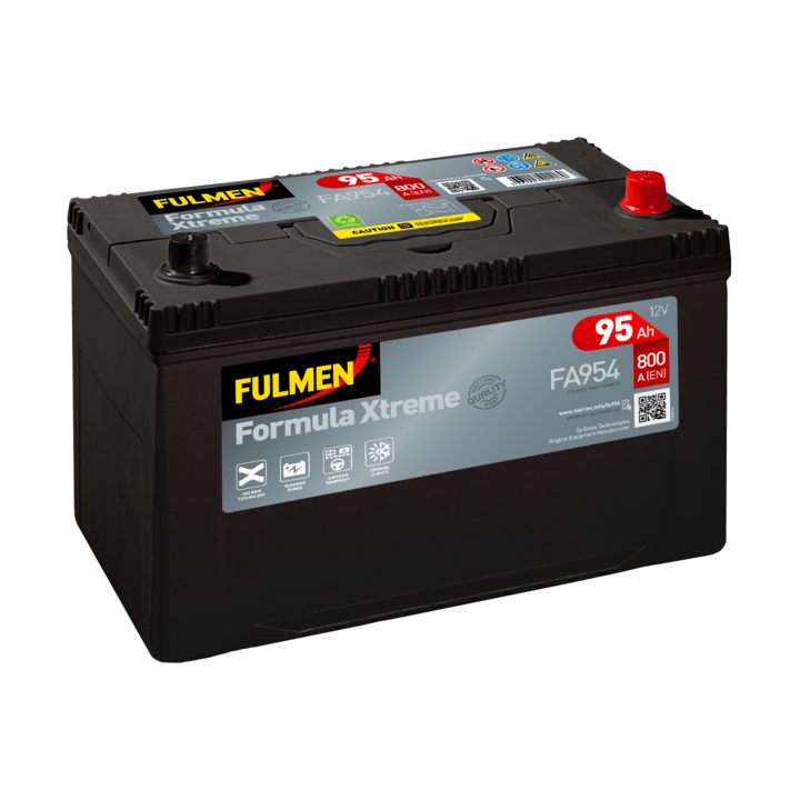 Autobatterie 95Ah 12V 800A Fulmen FA954 | telebaterias.com